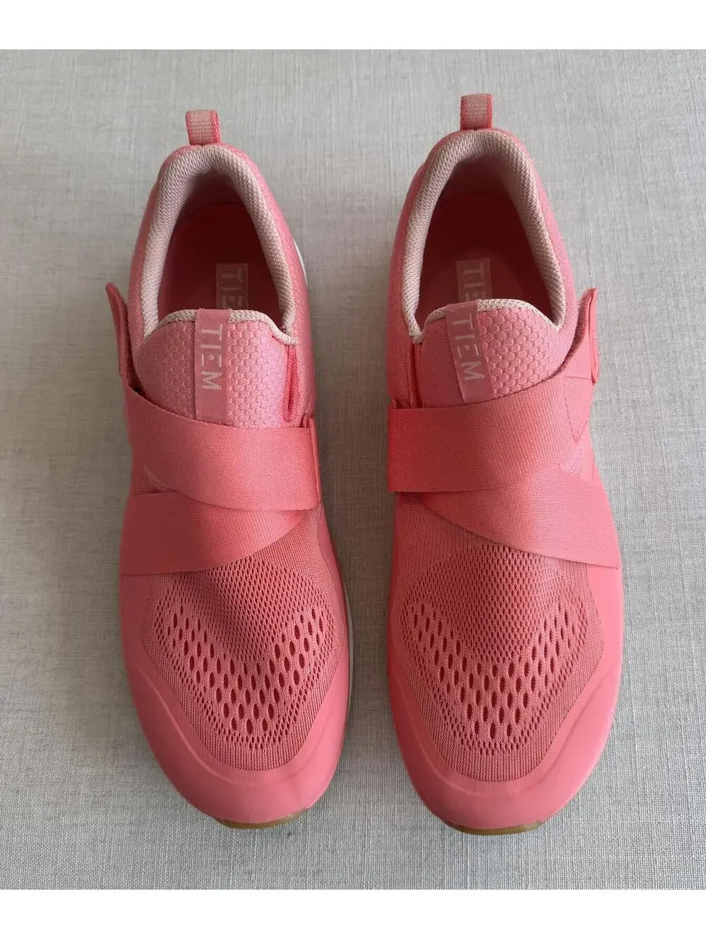 TIEM Slipstream Indoor Cycling Shoes Pink Size 12 Cleats Included